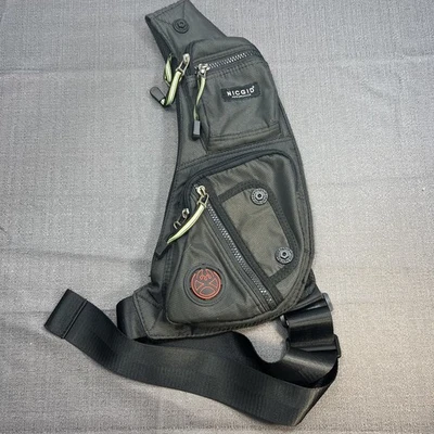 NICGID Bolso Bandolera Pecho Hombro Mochila Bandolera Bolsos Informal Mochila Cremalleras Foto 1 de 4