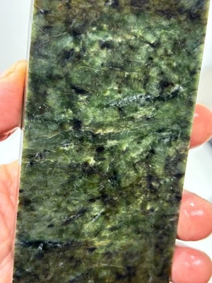 Washington State Jade slab W Translucency Cabbing Lapidary Carving Combo Ship - Image 1 of 4