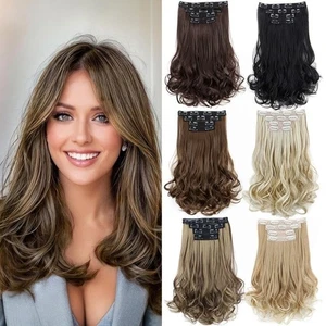 4Pcs Soft Ombre Hair Extensions Thick Lace Weft Hair Extensions Hair Extensions - Picture 1 of 18