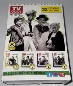 TV GUIDE Presents 32 Episodes 4 Disc Box Set Classic Comedies, Detective & Wstn - Bild 1 von 8