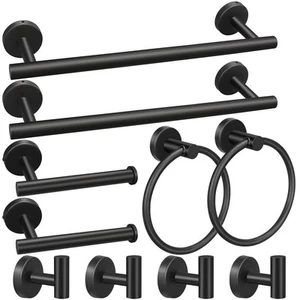 5/10/20pcs Bathroom Hardware Set, Including 16"/24" Hand Towel Bars, Toilet P... - Picture 1 of 7
