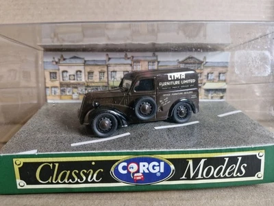 Corgi Classic Brown Ford Popular Van Lima Furniture Ltd 1/43 Diecast Model D980. - Image 1 of 4