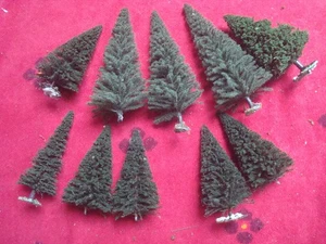 Spur HO  ,  10 grüne Tanne , 14 cm für H0 oder N ,  gebraucht aber super !!!! - Bild 1 von 1