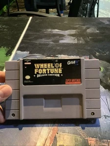 Wheel of Fortune Deluxe Edition (Super Nintendo) SNES - Picture 1 of 3