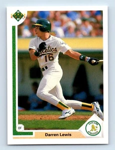 1991 Upper Deck Darren Lewis Oakland Athletics #564 - Picture 1 of 2
