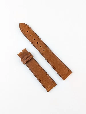 Correa de reloj de cuero marrón Van Cleef & Arpels 19 mm NOS 2000s Foto 1 de 3