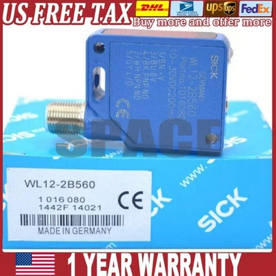 US FREE TAX 1PCS  In Box SICK WL12-2B560 photoelectric  Fast Shipping - Image 1 of 3