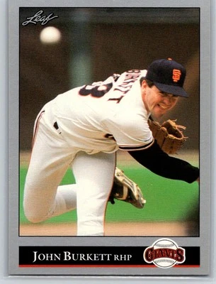 1992 Leaf #179 John Burkett - Image 1 of 2