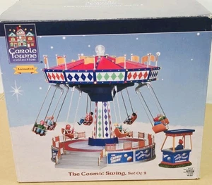 Lemax Cosmic Swing 2009 Village Collection Rare (Retired) Works *No Ticket Booth - Bild 1 von 19