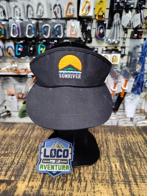 Sunriver Men's Hat Visor Adult Strapback Adjustable Vtg Black Imperial Headwear - Image 1 of 4