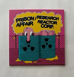 PRISON AFFAIR / RESEARCH REACTOR CORP Split EP 2024 Reissue Vinyl Record 7" Inch - Picture 1 of 4
