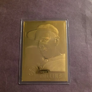 1995-2010 Danbury Mint 22K Gold Eddie Collins #18 HOF - Bild 1 von 3