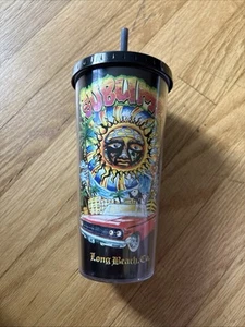 Sublime Long Beach 20 oz Plastic Tumbler Live Nation Rare! With Straw 2021 - Picture 1 of 3