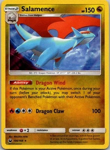 Salamence Holo Rare SM - Celestial Storm 106/168 NM - Picture 1 of 2