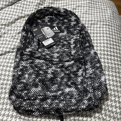 Mochila Adidas Hermosa II Malha - Nova Com Etiquetas - Camuflagem Cinza - Imagem 1 de 4