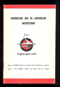 1963 GARELLI  ENGINE GEAR UNITS 374 RKY  / 98 CAPRI & MONACO 354RZKY / 50 CAPRI - Picture 1 of 1