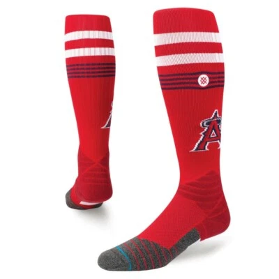 Stance MLB Anaheim LA ANGELS Diamond Pro OTC Socks Baseball Large 9-13 TROUT NEW - Image 1 of 4