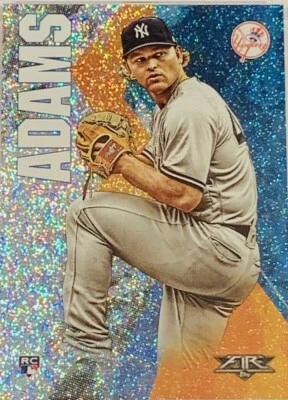 Chance Adams RC 1/1, 2019 Topps Fire. - Image 1 of 3