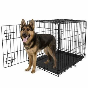 Vibrant Life, Single-Door Folding Dog Crate with Divider, XX-Large