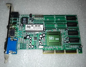❇️ HIS - 300 AGP 8MB ✅ Carte graphique SIS AGP VGA ► Occasion ❇️ - Photo 1/4