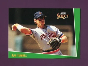 1992 Score Select Alan Trammell #230 Detroit Tigers - Picture 1 of 2