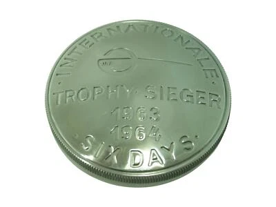 60mm SixDays Tankdeckel Aluminium poliert MZ TS ETZ ETS ES RT 125 150 175 250  m - Bild 1 von 2