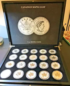 Set of 20 Canada 1 Oz Maple leaf privy mark coins - includes dragon - Picture 1 of 10