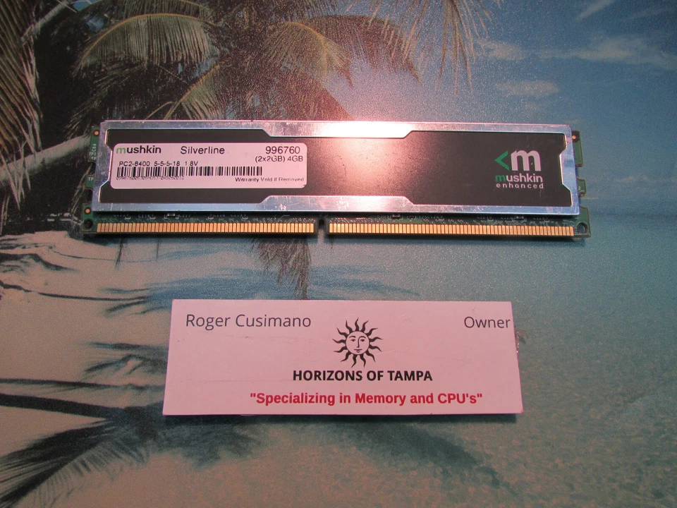 Mushkin Silverline 2GB 996760 PC2-6400 5-5-5-15 1.8V  - Image 1 of 1