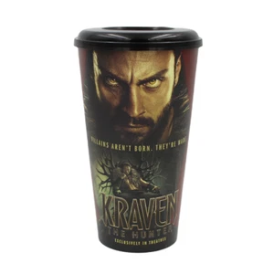 Kraven The Hunter Plastic Cup 44 oz Marvel Movie 2024 Cinemas Collectible Prop - Picture 1 of 12