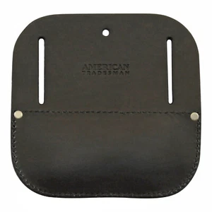 American Tradesman 540BK - Top Grain Black Leather Tie-Wire Reel Pad - Picture 1 of 3