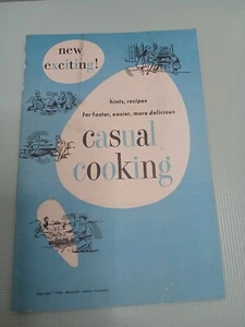 Casual Cooking 1954 Reynolds Metals Co. Booklet Recipes Hints Ephemeral - Picture 1 of 7