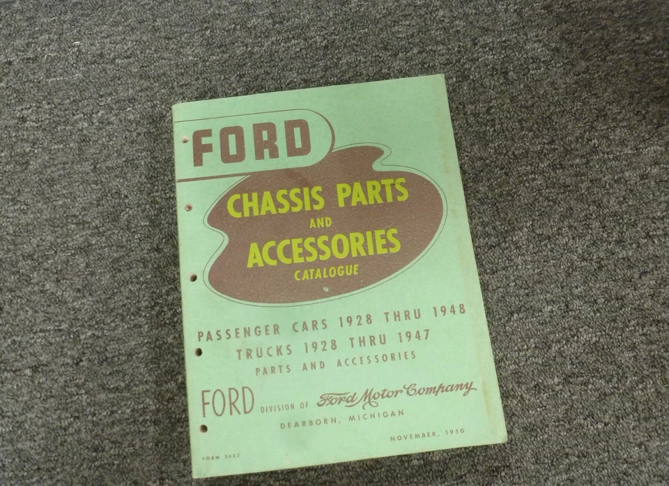 Ford Modelo 2 GA 1942 chasis especial piezas y accesorios manual de catálogo Foto 1 de 1