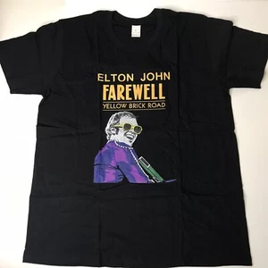 Maglietta concerto Elton John Farewell Yellow Brick Road Tour Large LG - Foto 1 di 4
