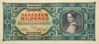 Ungarn Hungary - Geldschein - BANKNOTE - 100000 Pengö 1946 - Magyar Nemzeti Bank