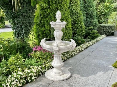 🔶 Froschbrunnen Brunnen inkl. Bodenplatte Steinbrunnen Gartenbrunnen BLACKFORM - Bild 1 von 4