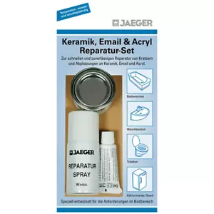 Keramik Reparatur Set Jaeger Badewanne Waschbecken Email Acryl - Bild 1 von 1