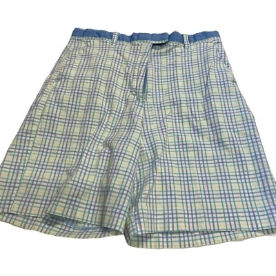 Mountain Lake Shorts Womens Size 12 Plaid Blue Yellow Green - Image 1 of 2