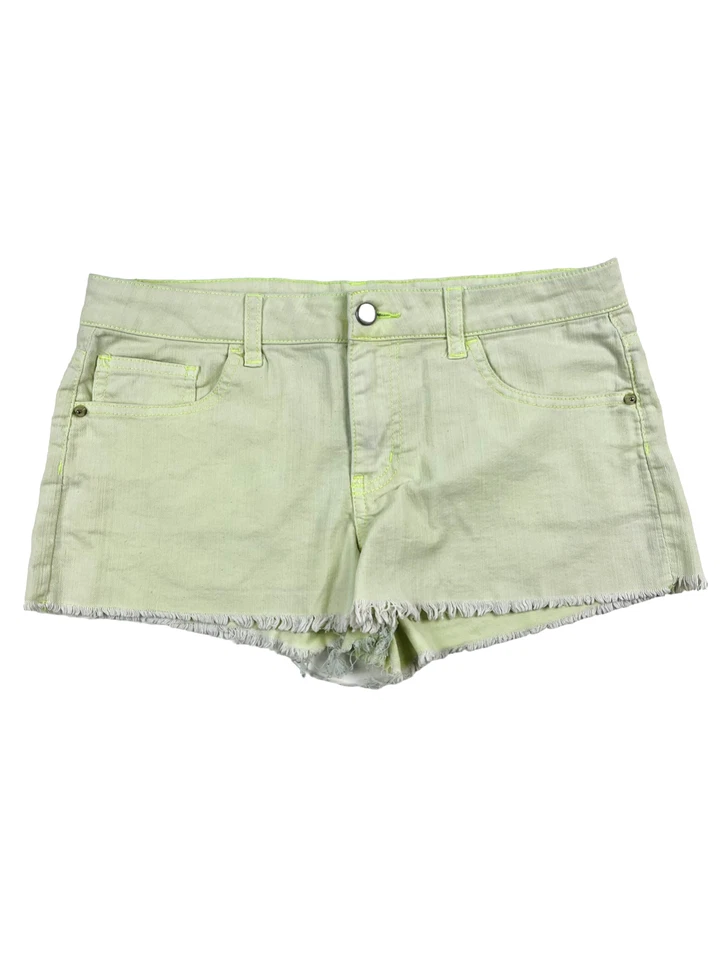 Pantalones cortos de jean Forever 21 para mujer verde lima talla 29 Foto 1 de 3