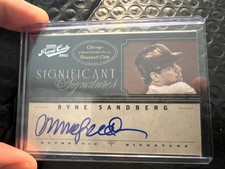 2011 Panini Prime Cuts Ryan Sandberg Significant Signatures Auto /25