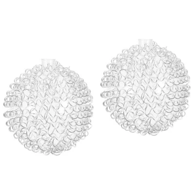 2 Count Draht Kugel Ersatz Leuchte LED Lampenschirm Glas Lampenabdeckung - Bild 1 von 4