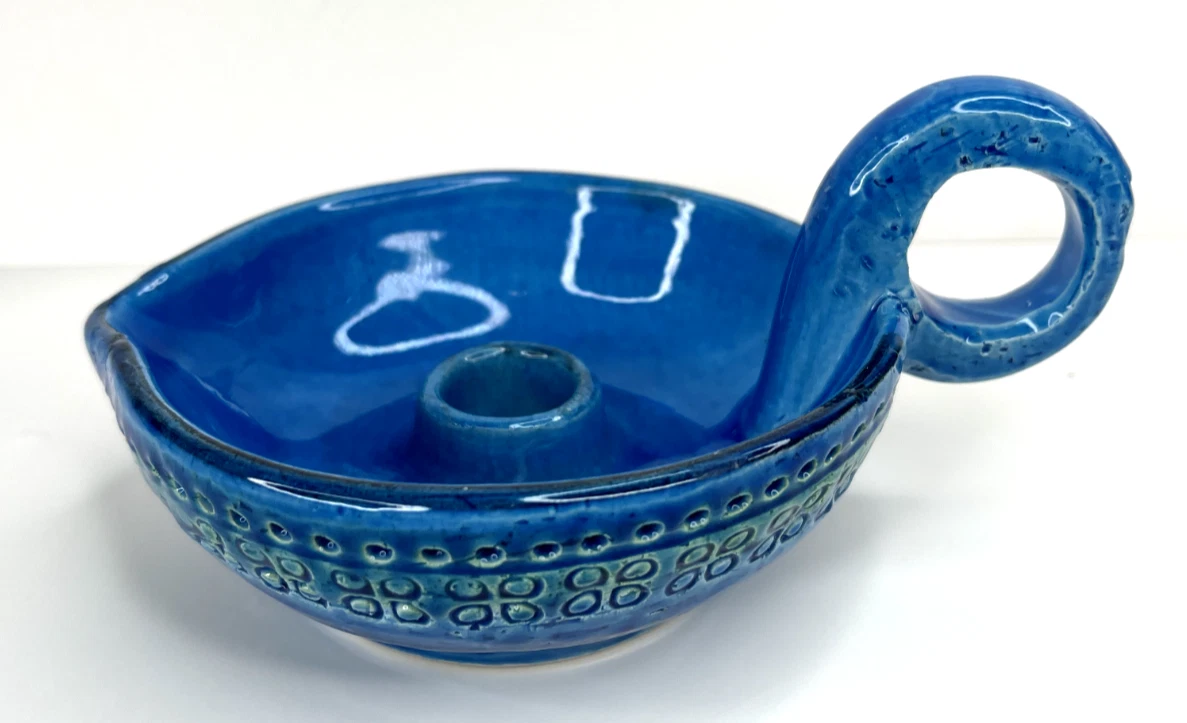 FLAVIA MONTELUPO 青い陶器のピッチャー　Italy FLAVIA MONTELUPO 青い陶器のピッチャー Italy FLAVIA MONTELUPO 青い