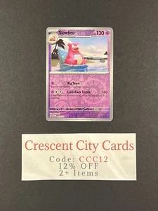 Slowbro 080/165 English 151 Reverse Holo Pokemon Card - Picture 1 of 1