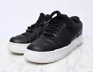Nike Air Force 1 Pixel Black CK6649-001 AF1 Leather SNEAKERS Women's Sz 8.5 - Picture 1 of 9