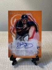 2019 Topps Inception - Christin Stewart - RC Orange Auto /50 Detroit Tigers