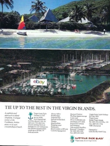 LITTLE DIX BAY VIRGIN GORDA, BRITISCHE JUNGFERNINSELN 1994 BINDEN SIE IHR BOOT ANZEIGE - Bild 1 von 1