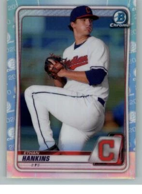 2020 Bowman Chrome Draft Refractors #BD141 Ethan Hankins (ref 125576) - Image 1 of 2