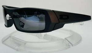 New Oakley Gascan Sunglasses / Steel / Prizm Black Polarized / 009014-35 - Picture 1 of 6