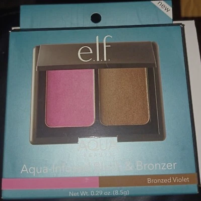 e.l.f. Aqua Beauty Blush & Bronzer, Bronzed VIOLET 57039-2, QTY - 4 - Image 1 of 4
