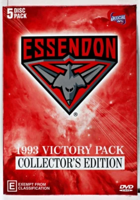 Essendon Bombers 1993 AFL Victory Pack 5x DVD New Sealed  Sent Tracked - Image 1 of 4