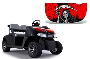 EZ Go Freedom RXV Golf Cart Hood Graphics Kit Sticker Decal 2015-22 REAP RED - Bild 1 von 2